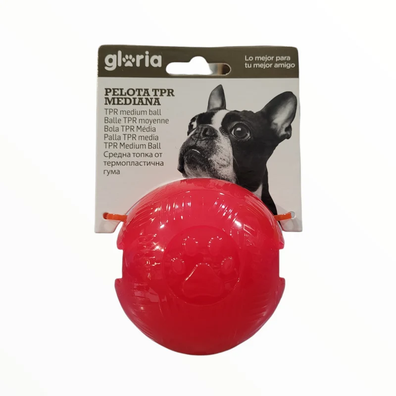 Gloria Pets Pelota Ultra Resistente TPR para Perros — Grande y Pequeña