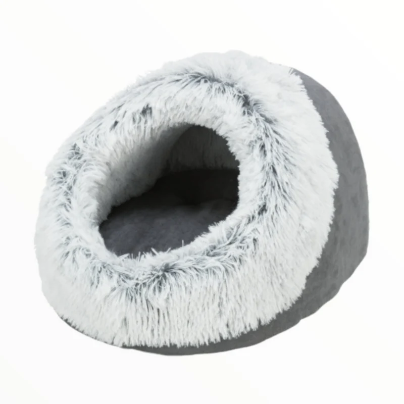 Cueva Peluche Harvey para Mascotas — Cama Acogedora Gatos y Perros