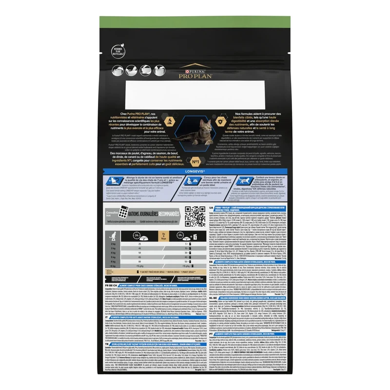 Pro Plan Cat Sterilized Senior 7+ Pavo 3 kg