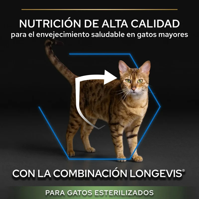 Pro Plan Cat Sterilized Senior 7+ Pavo 3 kg