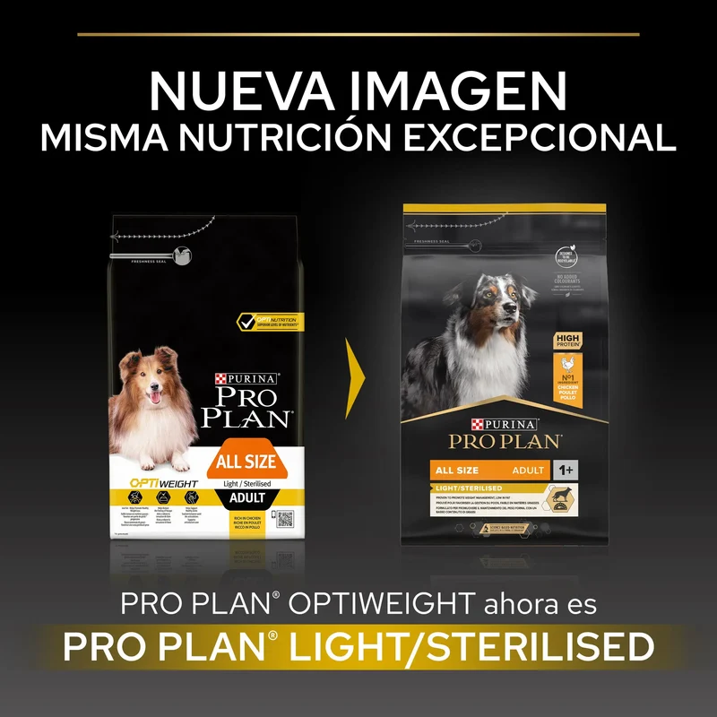 Pro Plan Dog Allsize Adult Light Sterilized Pollo Pienso para Perros