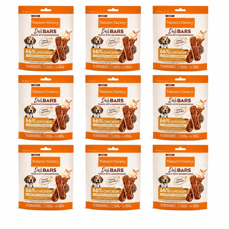 Nature'S Variety Snack Nvd Delibars Spfood Sncks Chkn 0,070Kg, 9 x 70 gr