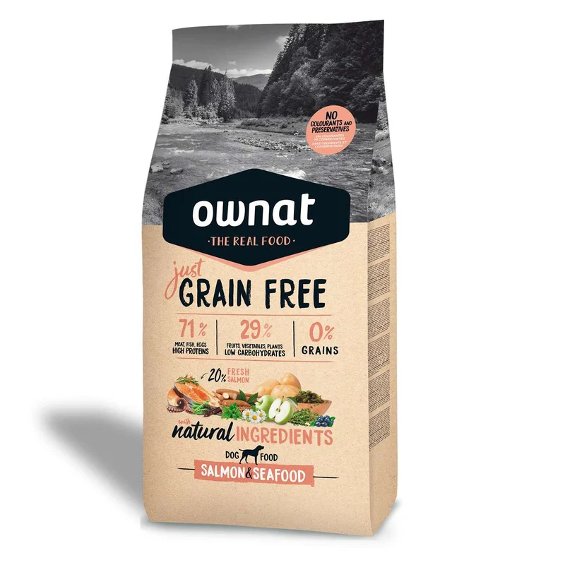 Ownat Dog Just Grain Free Salmon & Seafood