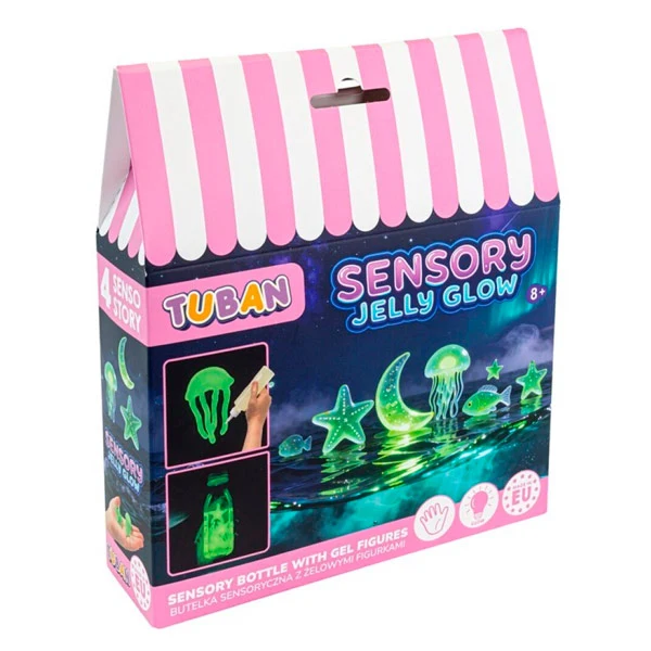 Set Jelly 3D Figuras Gel Glow In The Dark