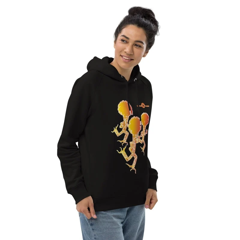 Sudadera con capucha unisex Run Forest 85% algodón orgánico 15% poliéster reciclado