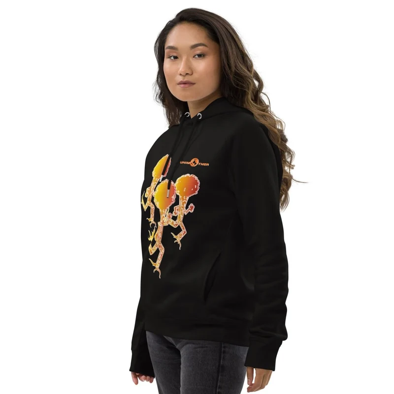 Sudadera con capucha unisex Run Forest 85% algodón orgánico 15% poliéster reciclado