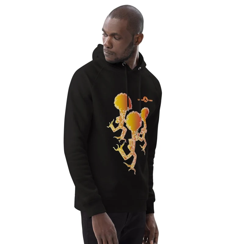 Sudadera con capucha unisex Run Forest 85% algodón orgánico 15% poliéster reciclado