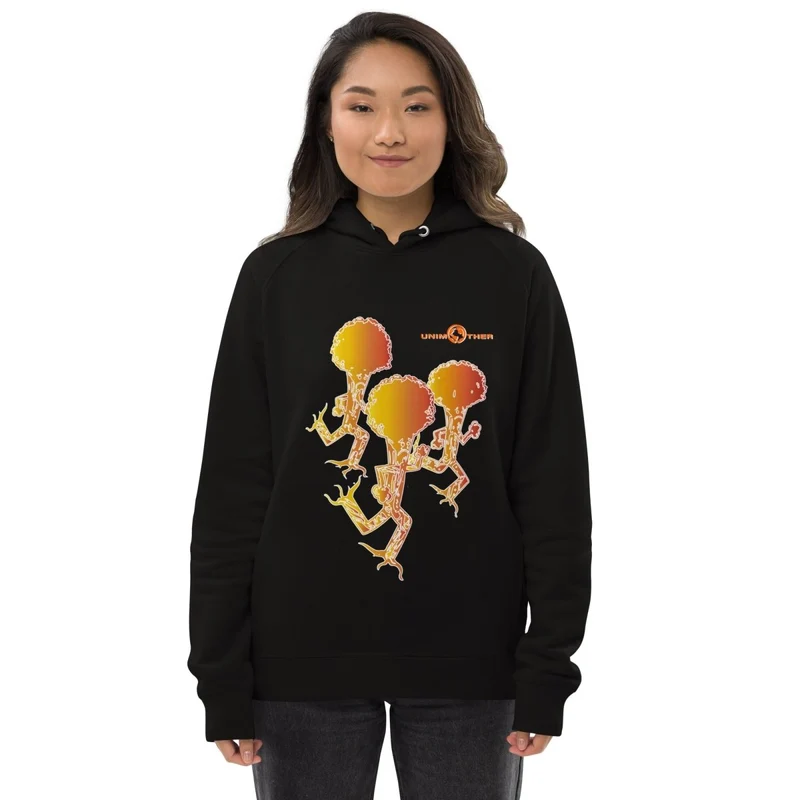 Sudadera con capucha unisex Run Forest 85% algodón orgánico 15% poliéster reciclado