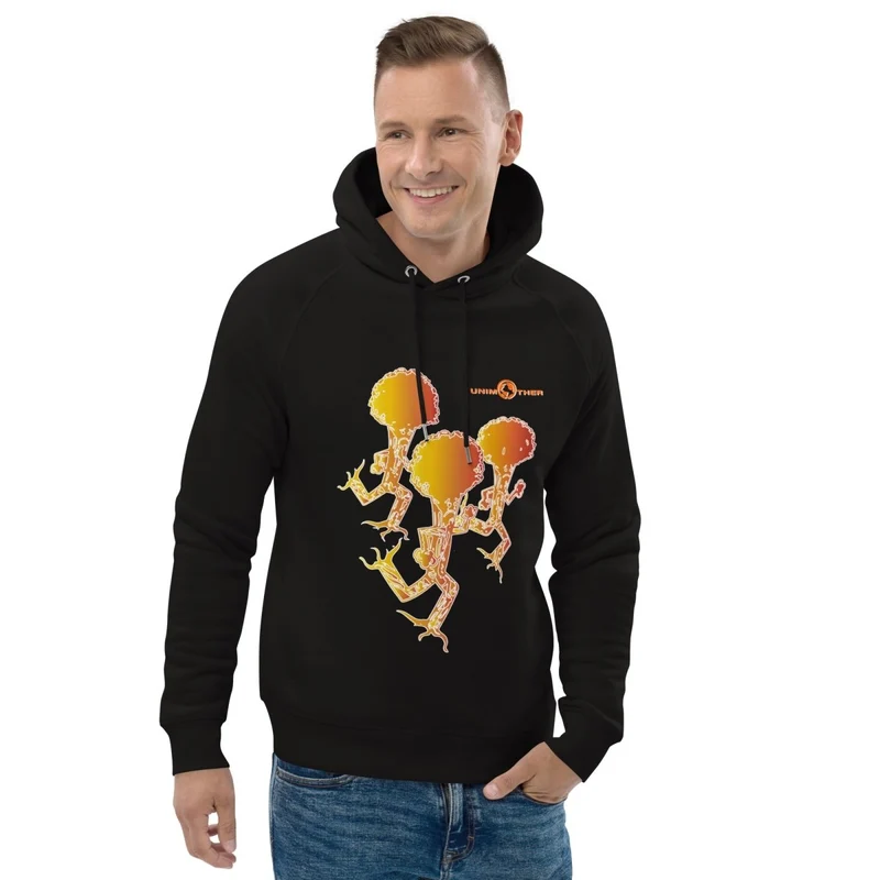Sudadera con capucha unisex Run Forest 85% algodón orgánico 15% poliéster reciclado