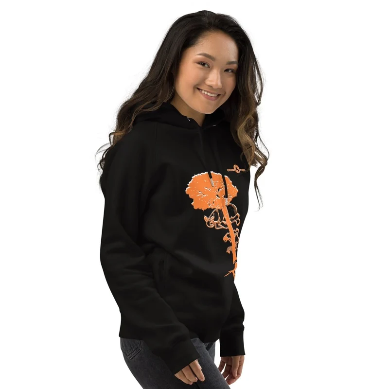 Deforestación 85% Algodón orgánico 15% Poliéster reciclado Sudadera con capucha unisex