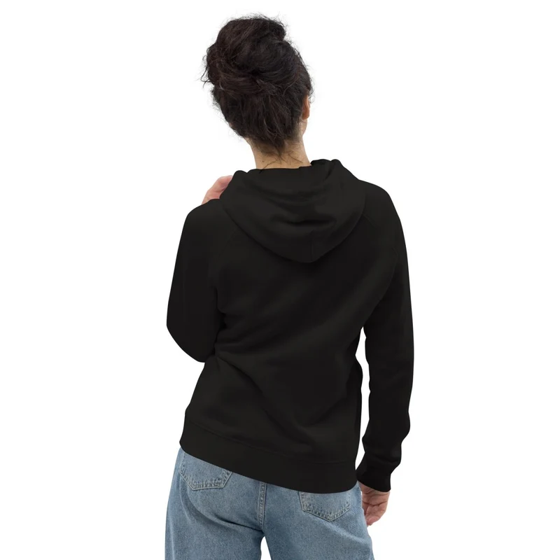 Deforestación 85% Algodón orgánico 15% Poliéster reciclado Sudadera con capucha unisex