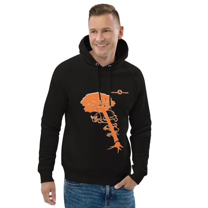 Deforestación 85% Algodón orgánico 15% Poliéster reciclado Sudadera con capucha unisex