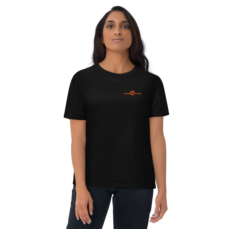 Negro Unimother Camiseta 100% Algodón Orgánico Unisex