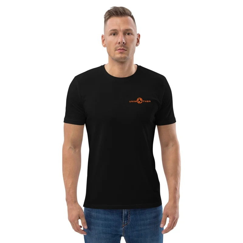 Negro Unimother Camiseta 100% Algodón Orgánico Unisex