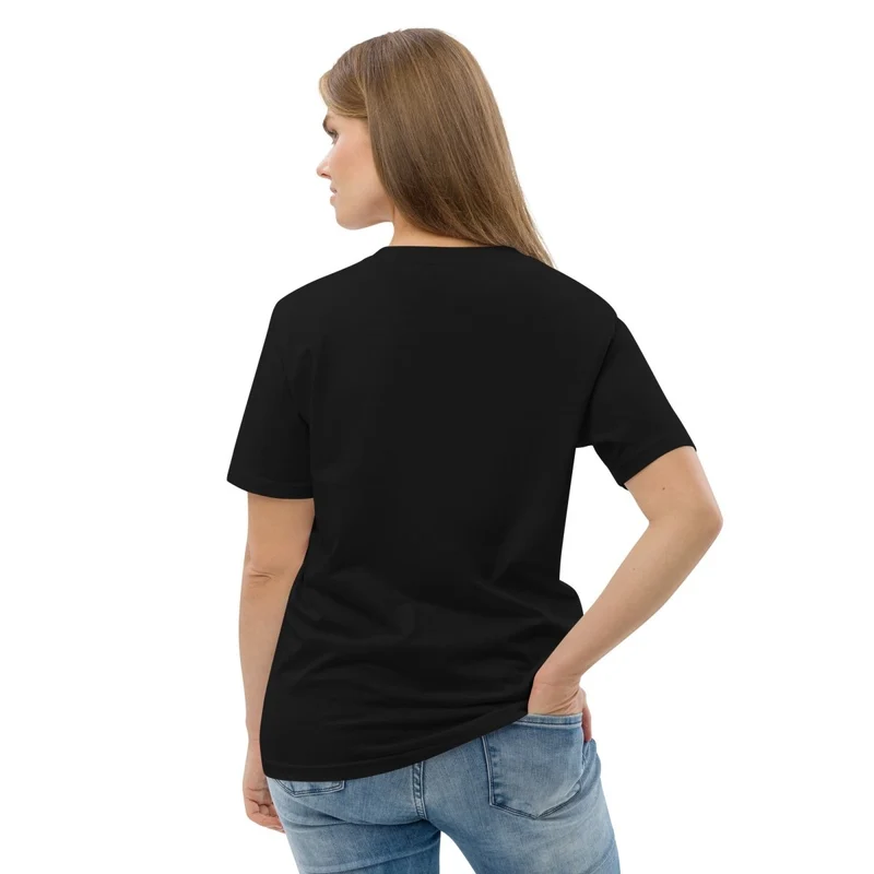 Negro Unimother Camiseta 100% Algodón Orgánico Unisex