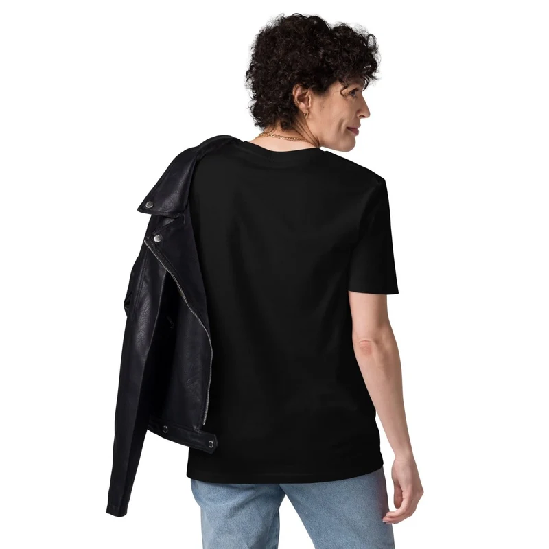 Negro Unimother Camiseta 100% Algodón Orgánico Unisex