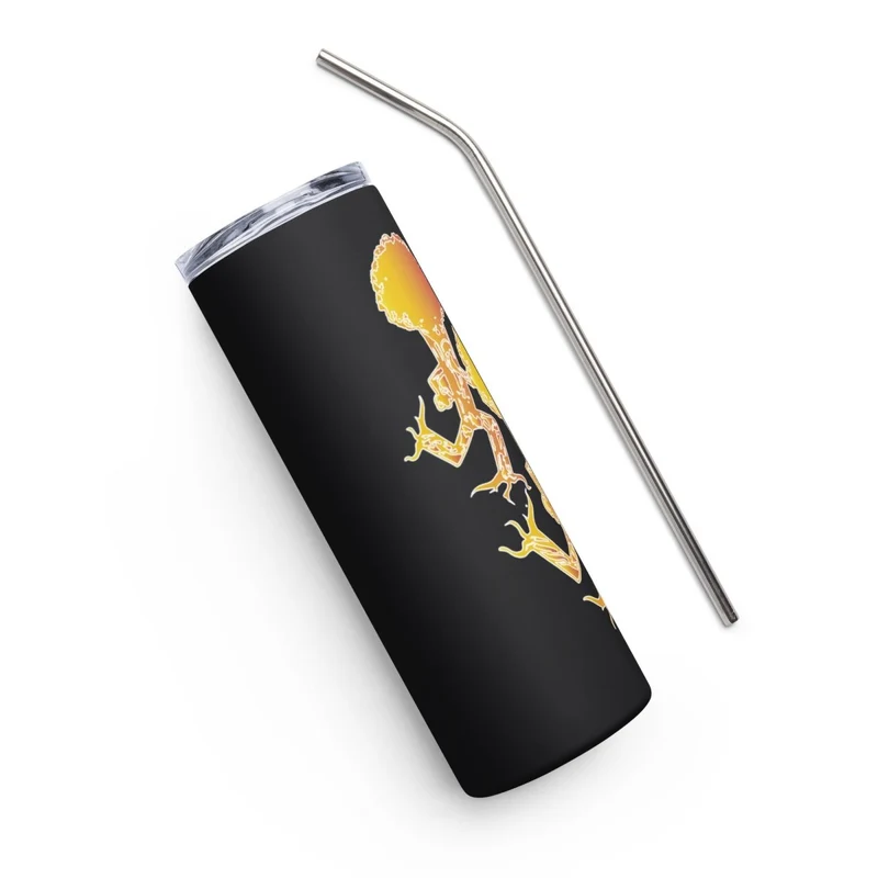 Vaso de acero inoxidable Run Forest