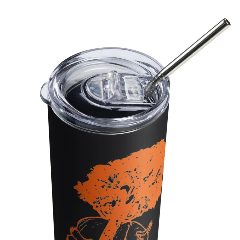 Vaso de acero inoxidable de deforestación