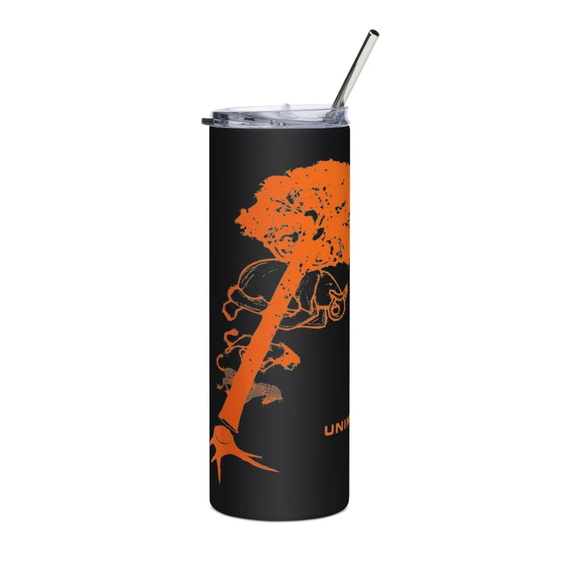 Vaso de acero inoxidable de deforestación