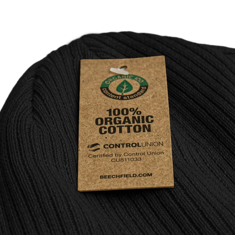 Gorro 100% Algodón Acanalado Orgánico