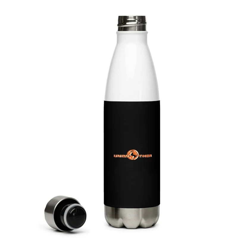 Negro Unimother Botella de agua de acero inoxidable