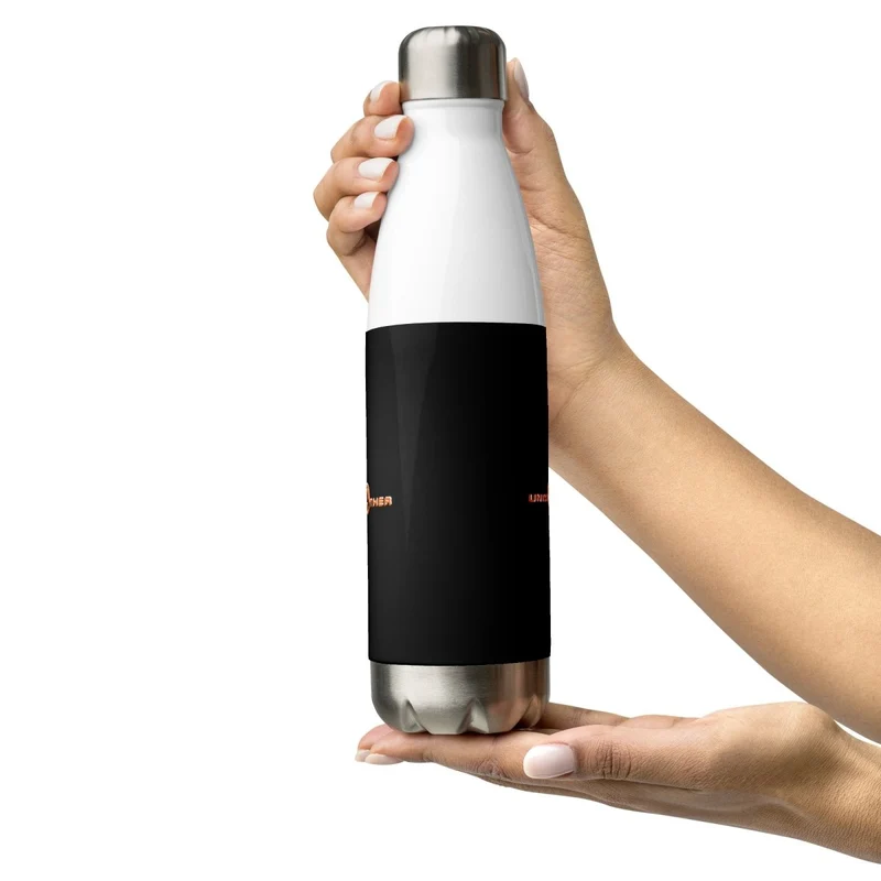 Negro Unimother Botella de agua de acero inoxidable