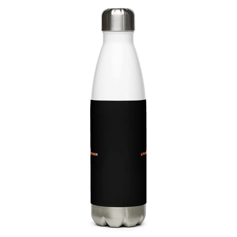 Negro Unimother Botella de agua de acero inoxidable