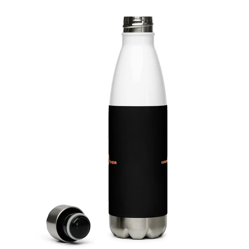 Negro Unimother Botella de agua de acero inoxidable