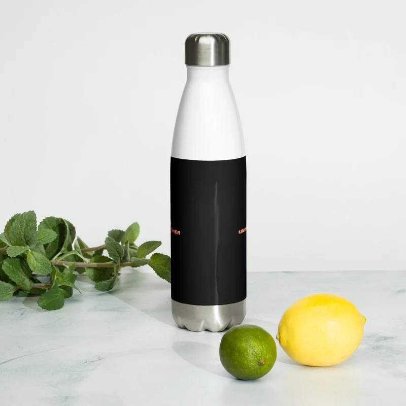 Negro Unimother Botella de agua de acero inoxidable
