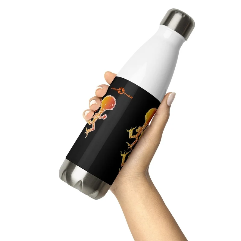 Botella de agua de acero inoxidable Run Forest