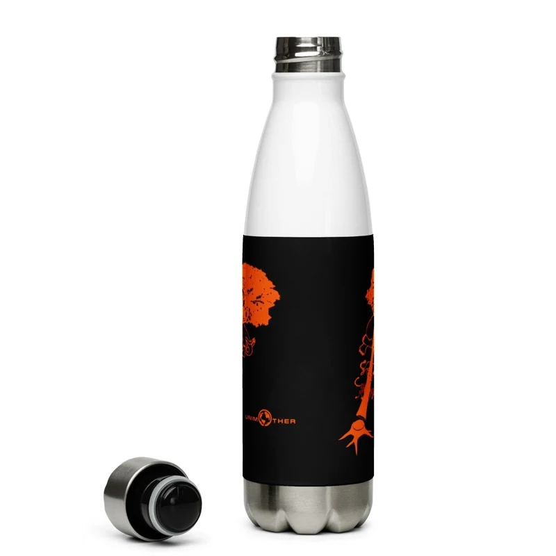 Botella de agua de acero inoxidable de deforestación