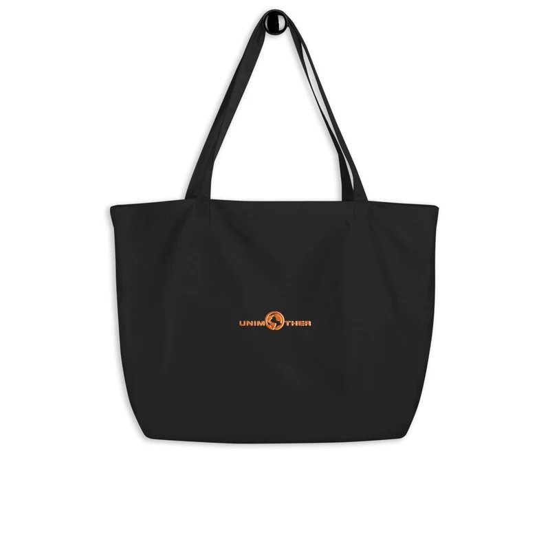 Negro Unimother Bolso Tote Grande 100% Algodón Orgánico