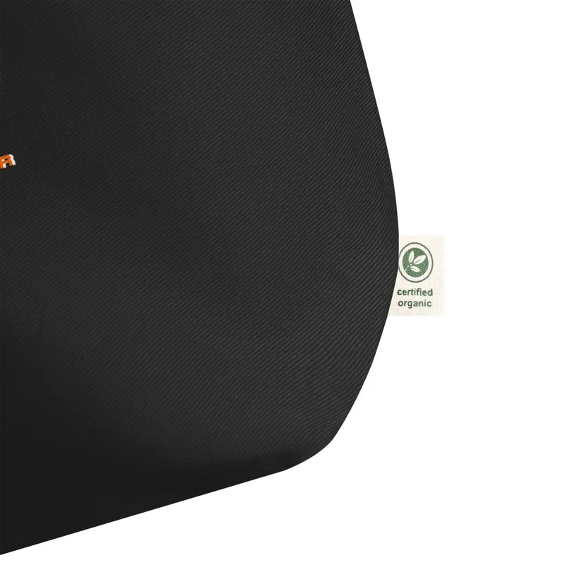 Negro Unimother Bolso Tote Grande 100% Algodón Orgánico