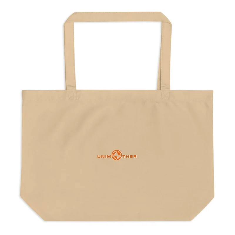 Negro Unimother Bolso Tote Grande 100% Algodón Orgánico