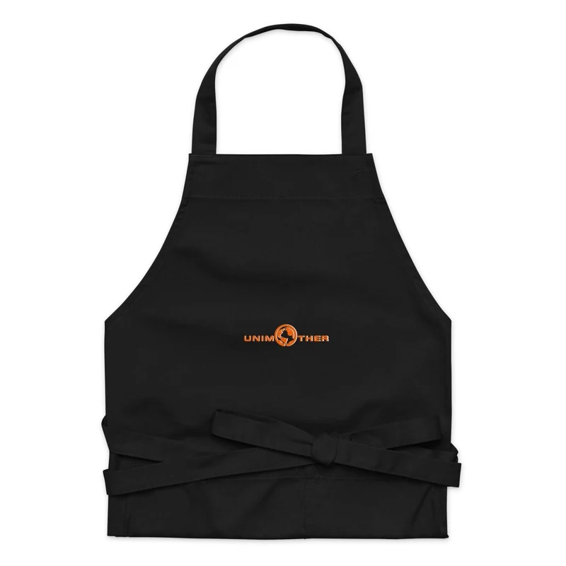 Negro Unimother Delantal 100% Algodón Orgánico