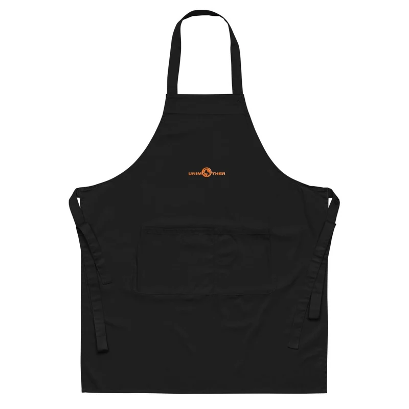 Negro Unimother Delantal 100% Algodón Orgánico