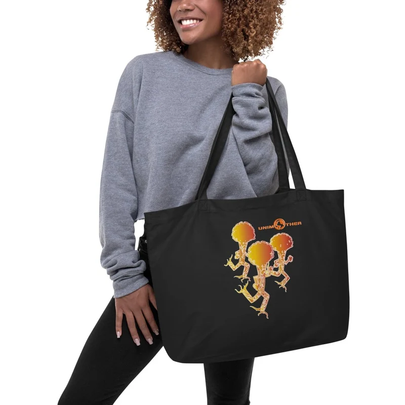 Bolso Tote Run Forest Grande 100% Algodón Orgánico