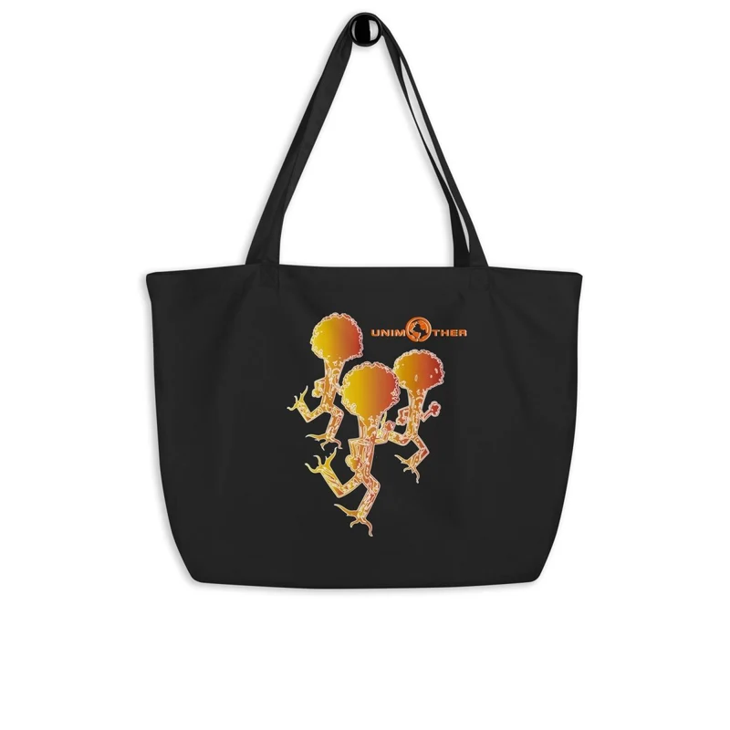 Bolso Tote Run Forest Grande 100% Algodón Orgánico