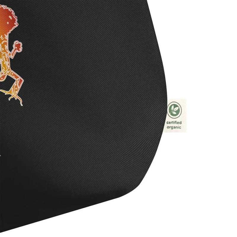 Bolso Tote Run Forest Grande 100% Algodón Orgánico