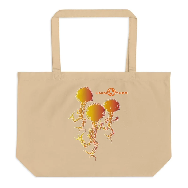 Bolso Tote Run Forest Grande 100% Algodón Orgánico