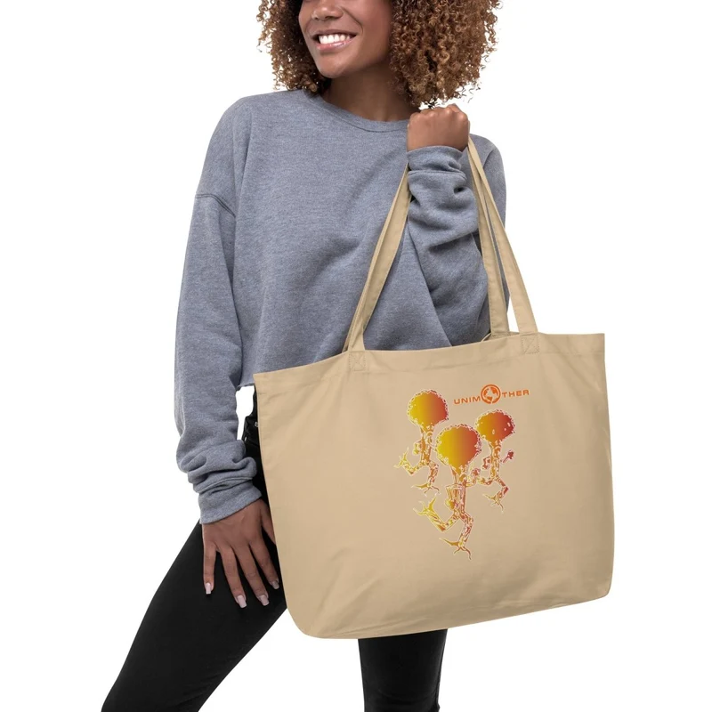 Bolso Tote Run Forest Grande 100% Algodón Orgánico