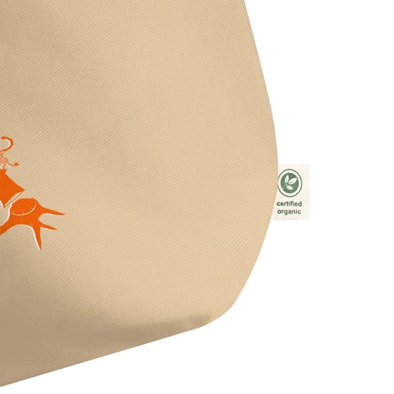 Bolsa Tote Deforestación Grande 100% Algodón Orgánico