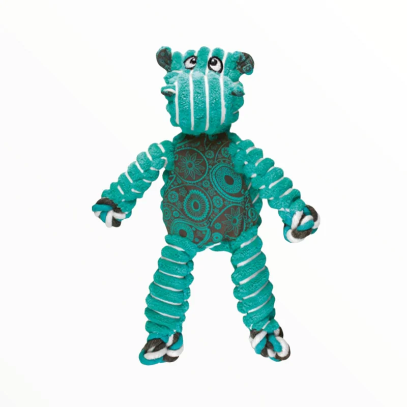 KONG Floppy Knots — Peluche con Esqueleto de Cuerda Interior para Perros