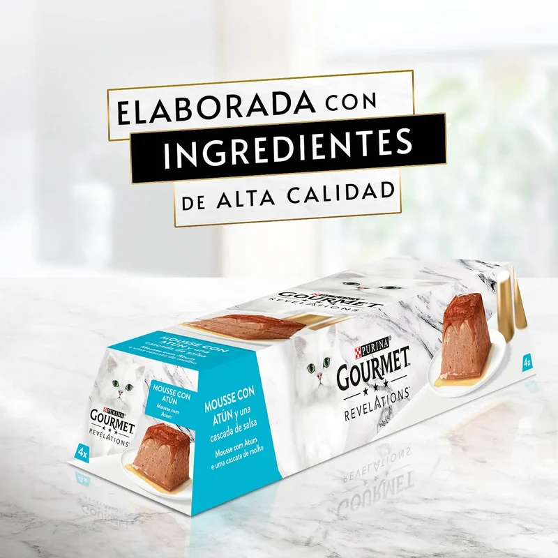 Gourmet Revelations Mousse Salmón y Atún Pack 48X57 g