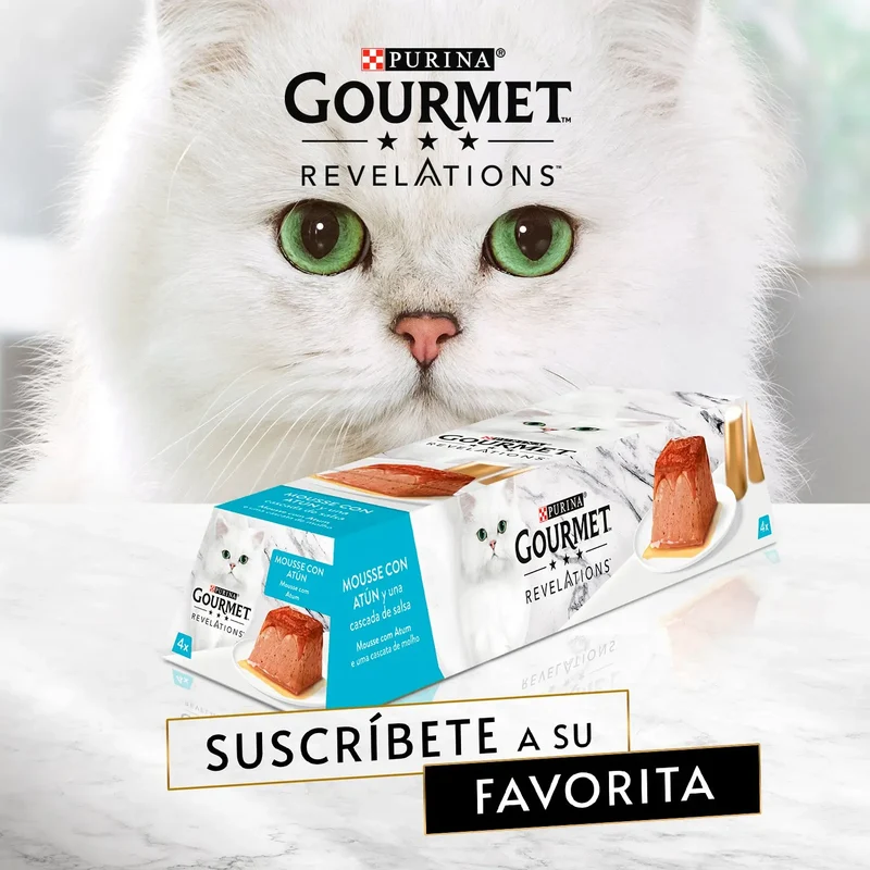 Purina Gourmet Revelations Mousse Atún Pack 4x57 g