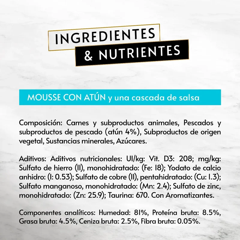 Purina Gourmet Revelations Mousse Atún Pack 4x57 g