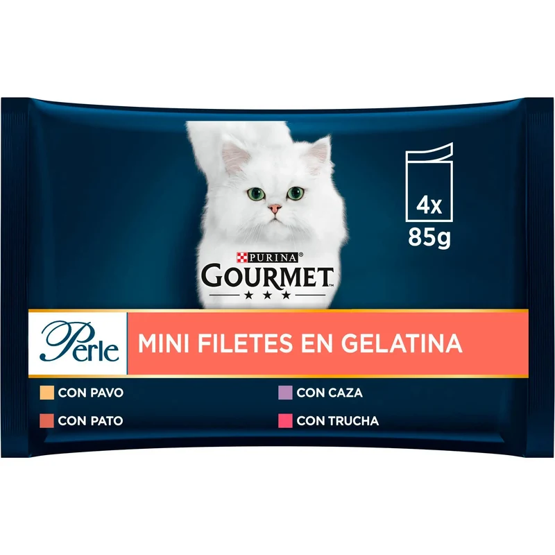 Gourmet Perle Filetes Gelatina Surtido Pack 4x85 g