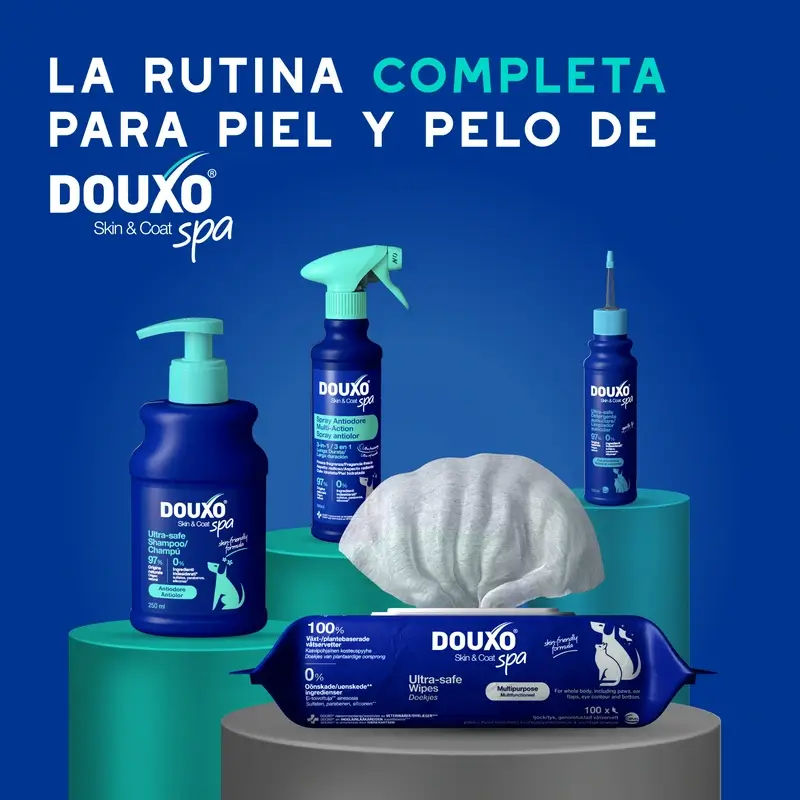 Douxo Skin & Coat Spa Spray Multiacción Antiolor Para Perros, 340 ml