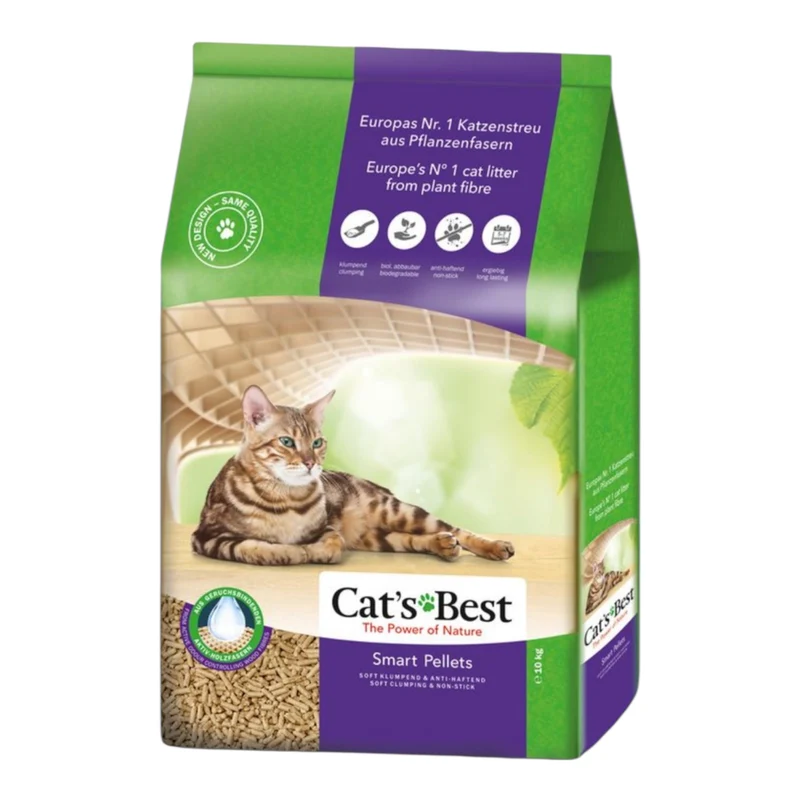 Cat's Best Smart Pellets Arena Vegetal para Gatos — 10L y 20L
