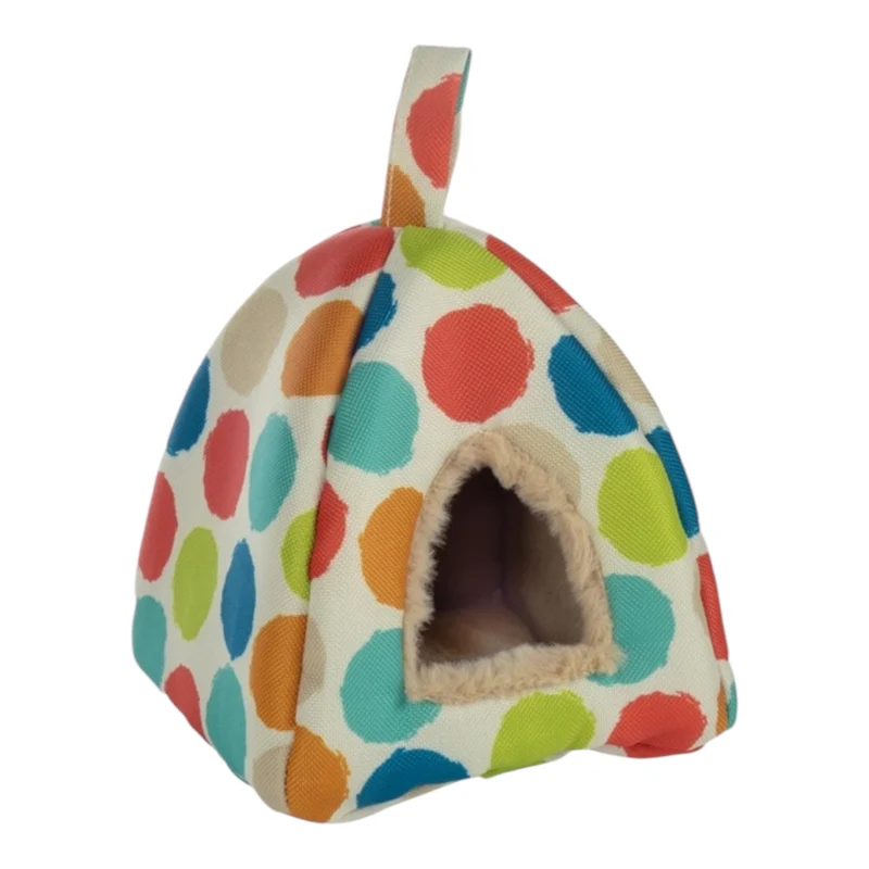 Igloo Cuna para Pequeños Animales, Cachorros y Gatos — Interior Cálido